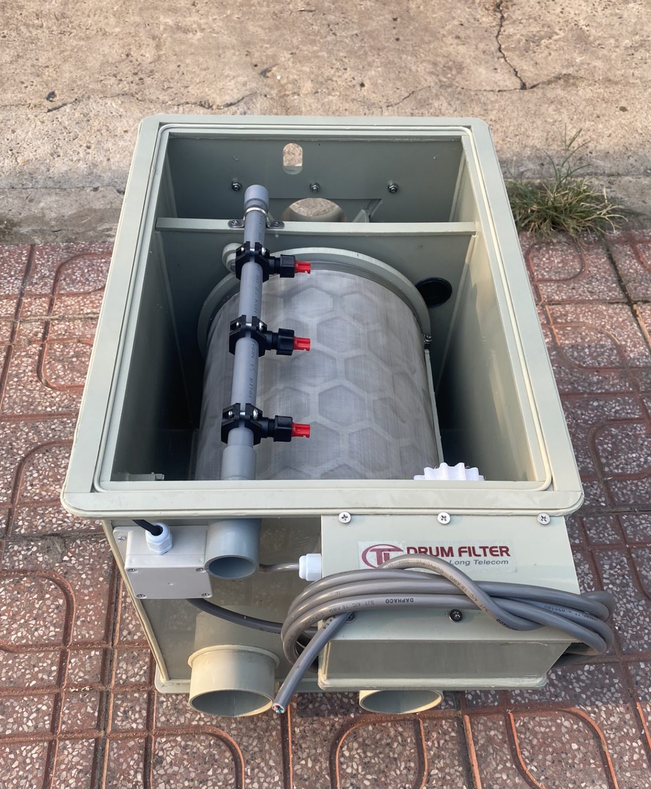 DRUM FILTER Máy lọc nước tự động vệ sinh cho hồ Cá Koi